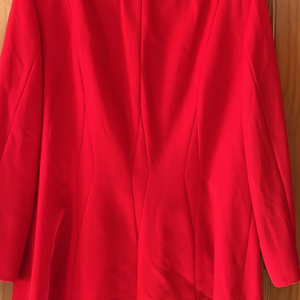 Escada For Neiman Marcus Red Double Breasted Wool… - image 4